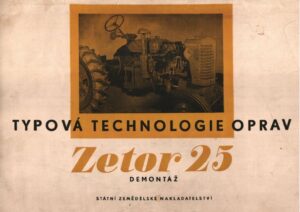 Zetor 25 – Demontáž