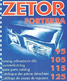 Zetor Forterra 95 105 115 125 – Katalog ND do roku 2010