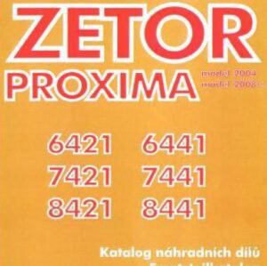 Zetor Proxima 6421 6441 7421 7441 8421 8441 – Katalog ND