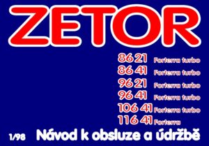 Zetor Forterra Turbo 8621 8641 9621 9641 10641 11641 – Návod k obsluze