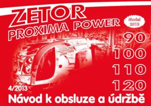 Zetor Proxima Power 90 100 110 120 – Návod k obsluze