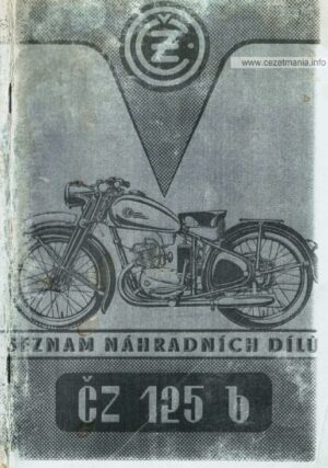 ČZ 125 B – Katalog ND