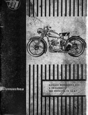ČZ 125 B,T- Katalog ND